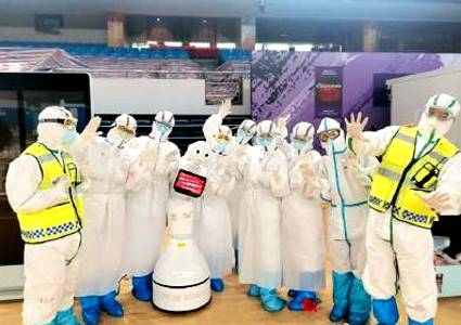 機器人+觸控一體機，助力醫療“零接觸”場景應用！