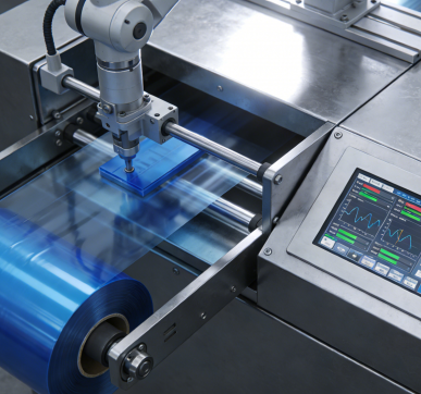 工控一體機在包藍膜機中的應用